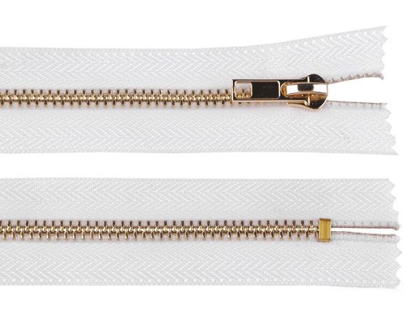 Premium No. 5 Closed-End Metal Zipper with Autolock Slider - 20 cm for Jeans and Outerwear