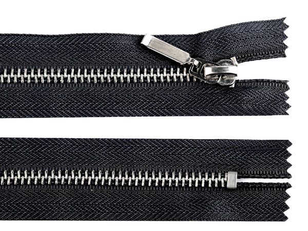 Premium Closed-End Metal Zipper No. 5, 16 cm – Heavy Duty Zipper for Jeans, Denim, Bags, and Apparel