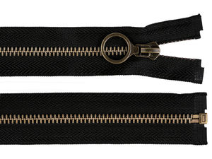 Premium No. 5 Metal Open-End Zipper (60 cm) with Autolock Decorative Slider