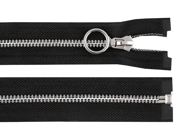 Premium No. 5 Open-End Metal Zipper (70 cm) with Decorative Autolock Slider