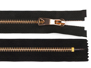Premium No. 5 Closed-End Metal Zipper (18 cm) with Decorative Autolock Slider for Jeans, Jackets, and Accessories