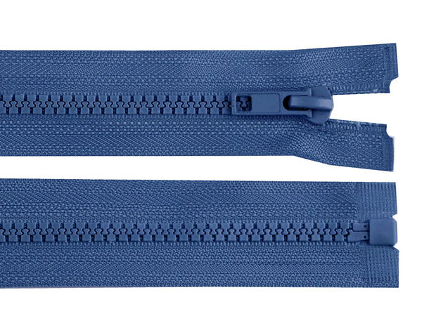 Premium No. 5 Plastic Open-End Separating Zipper (50cm) for Jackets, Coats, and Outerwear