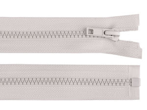 Premium No. 5 Open-End Plastic Jacket Zipper (60cm) | Durable Separating Zipper for Outerwear, Coats & Sportswear