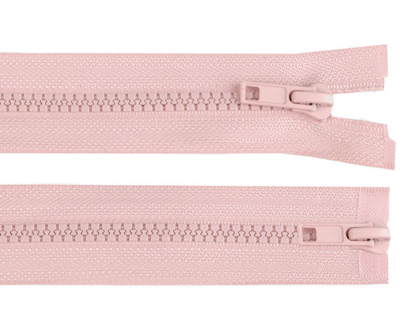 Premium Two-Way Plastic Zipper No. 5 (70cm) - Heavy-Duty Double Slider Separating Zipper for Jackets & Long Coats