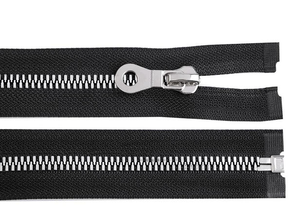 Heavy-Duty No. 8 Plastic Vislon Open-End Zipper for Jackets and Coats (60cm)