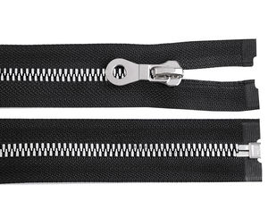 Premium Vislon Open-End Plastic Zipper (No. 8, 70cm) with Auto-Lock Slider
