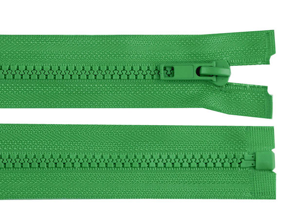 No. 5 Vislon Plastic Open-End Zipper with Metal Slider, 120cm Heavy-Duty Jacket and Coat Zipper