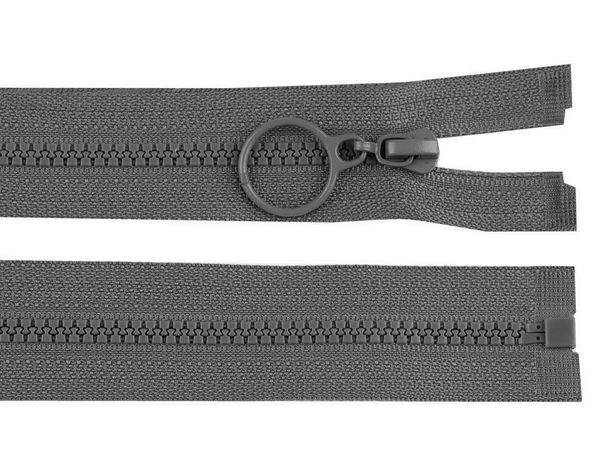 Premium No. 3 Open-End Plastic Zipper with O-Ring Pull (30 cm) – Durable Separating Zipper for Kids' Jackets, Hoodies & Outerwear