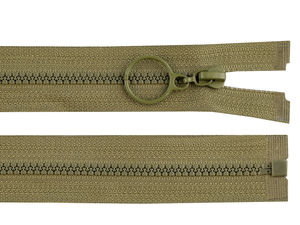 Premium No. 3 Open-End Plastic Zipper with Easy-Grip Ring Pull - 50cm