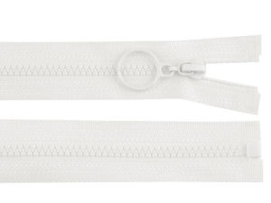 Premium No. 3 Open-End Plastic Zipper with O-Ring Puller - 60cm