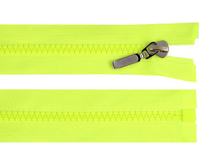 Premium No. 5 Open-End Plastic Zipper (80 cm) with Decorative Metal Slider