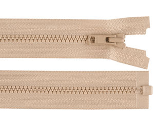 YKK No. 3 Open-End Plastic Zipper (40cm) – Premium Separating Fastener with Autolock Slider