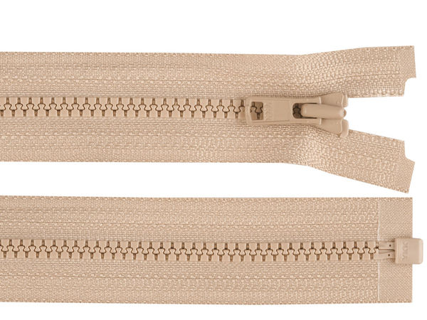 YKK No. 3 Open-End Plastic Zipper (40cm) – Premium Separating Fastener with Autolock Slider