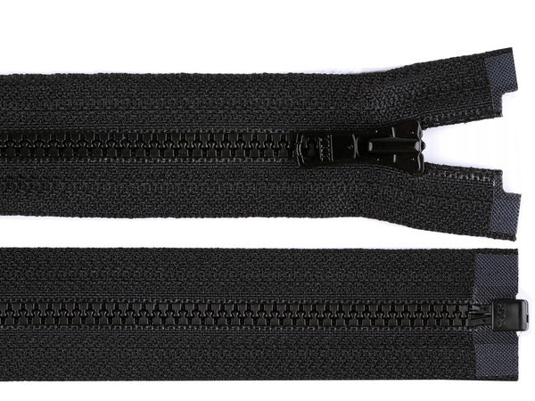 YKK #3 Separating Plastic Zipper (55cm) - Open-End Premium Fastener with Autolock Slider