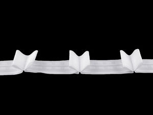Rufflette Premium Cartridge Pleat Curtain Heading Tape, 50mm - White