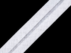Premium Folded Cotton Bias Binding Tape (20mm Width) - Professional Single-Color Edging for Sewing, Haberdashery, and Home Textiles