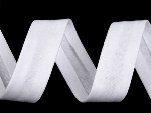Premium Folded Cotton Bias Binding Tape (20mm) - Flexible Edge Finishing Ribbon for Sewing, Crafting, and Garment Lining (100m Bulk Roll)