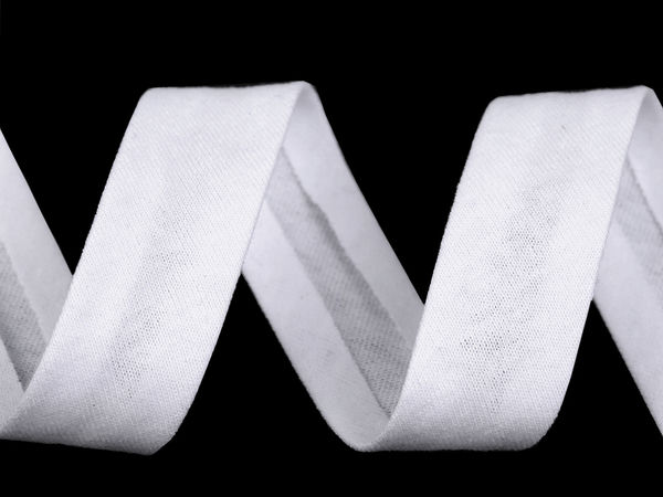 Premium Folded Cotton Bias Binding Tape (20mm) - Flexible Edge Finishing Ribbon for Sewing, Crafting, and Garment Lining (100m Bulk Roll)