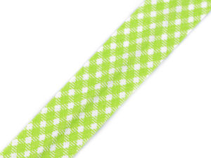 Premium Patterned Cotton Bias Binding Tape - 20mm Folded (10mm Finished Width) Sewing Trim