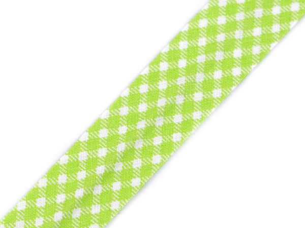 Premium Patterned Cotton Bias Binding Tape - 20mm Folded (10mm Finished Width) Sewing Trim