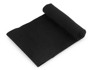 Premium Cotton Elastic Rib Knit Cuffs & Trim (14cm Width) - Flat Banding for Jackets & Sweatpants