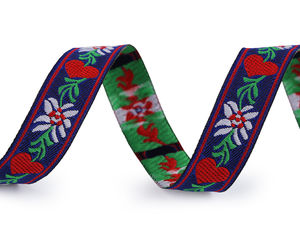 Premium Woven Jacquard Folk Costume Ribbon (15 cm Width)