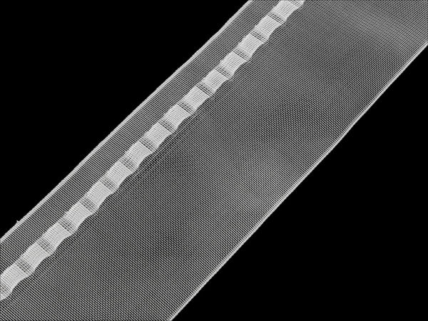 Premium Transparent Curtain Heading Tape with Integrated Loops (10 cm) - Easy-Install Header for Drapes