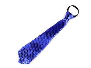 Premium Sequined Party Tie with Quick-Zip Adjustable Closure