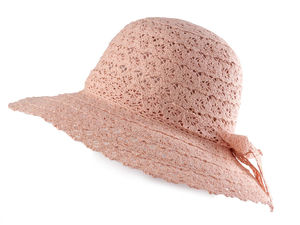 Women's Elegant Summer Cotton Lace Sun Hat - Breathable Lightweight Beach & Travel Hat