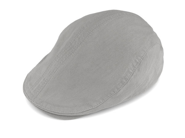 Men's Classic Cotton Flat Cap - Breathable Ivy Driving Hat with Elastic Backing