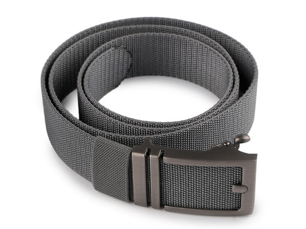 Men's Heavy-Duty Webbing Belt with Quick-Release Metal Buckle - 3.5 cm Adjustable Tactical & Casual Waist Belt