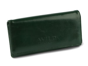 Elegant Women's Eco-Leather Clutch Wallet with Multi-Card Organizer and Zipper Pocket (10x19 cm)
