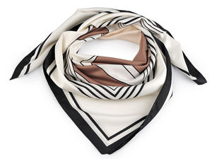 Premium Silk-Like Satin Square Scarf (90x90 cm) - Elegant Multistyle Fashion Accessory