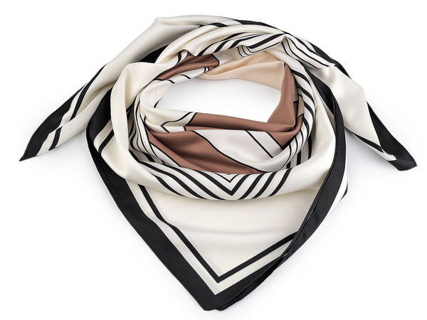 Premium Silk-Like Satin Square Scarf (90x90 cm) - Elegant Multistyle Fashion Accessory