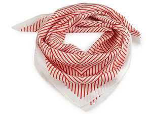 Premium Striped Satin Square Scarf (65x65 cm) – Elegant Lightweight Neck & Hair Accessory