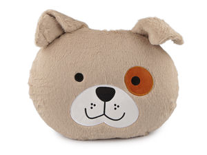 Premium Decorative Plush Animal Head Pillow (Dog & Cat) - Ultra-Soft Character Accent Cushion
