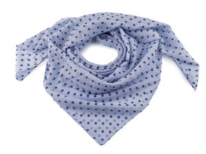 Elegant Polka Dot Scarf – Lightweight, Airy Translucent Fashion Shawl (85 x 90 cm)