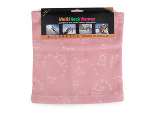 Kids' Premium Microplush Neck Warmer - Cozy Fleece Winter Gaiter with Teddy Bear Motif