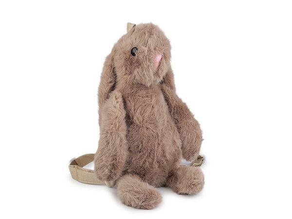 Kids Premium Plush Rabbit Backpack - Ultra-Soft Bunny Daypack with Adjustable Straps & Hanging Loop