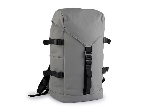 Premium Water-Resistant Flap-Over Backpack (40x50 cm) - Large Textile Gym, Travel & School Daypack