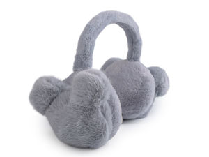 Adjustable Faux Fur Earmuffs - Cozy Teddy Bear Design Plush Winter Ear Warmers for Women and Girls