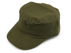 Premium Army-Style Cotton Cap - Adjustable Unisex Cadet Hat for Casual & Outdoor Wear