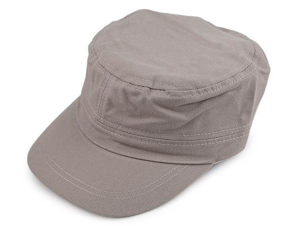 Premium Army-Style Cotton Cap - Adjustable Unisex Cadet Hat for Casual & Outdoor Wear