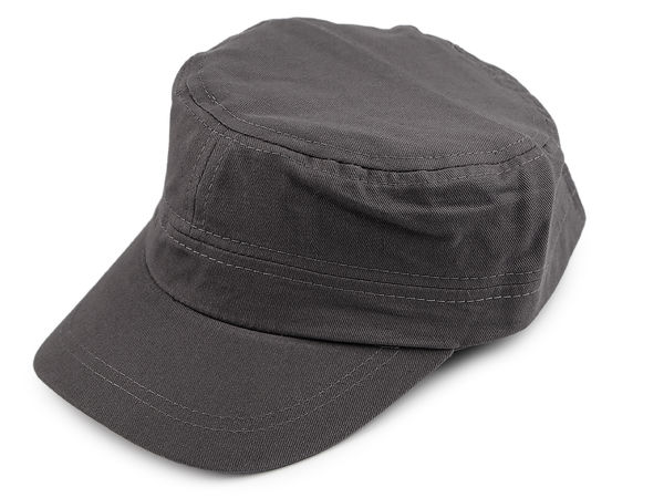 Premium Army-Style Cotton Cap - Adjustable Unisex Cadet Hat for Casual & Outdoor Wear