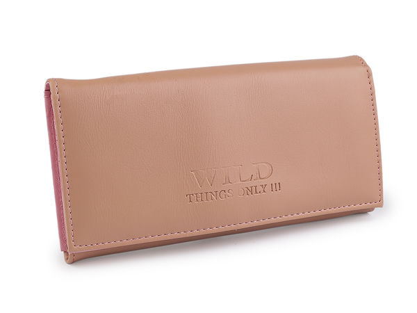 Elegant Women's Flap Clutch Wallet (10x19 cm) - Multi-Compartment Card & Coin Organizer