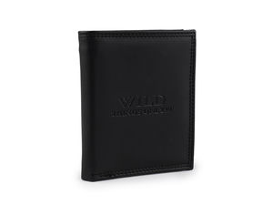 Men's Embossed Bifold Wallet with Multi-Card Organizer and Coin Pocket (11x13 cm)