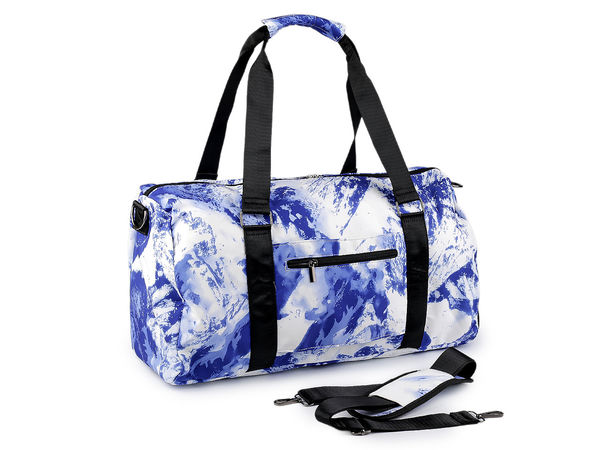 Premium Carry-On Travel Duffel & Sports Gym Bag with Shoe Pocket & Trolley Sleeve (50x31 cm)