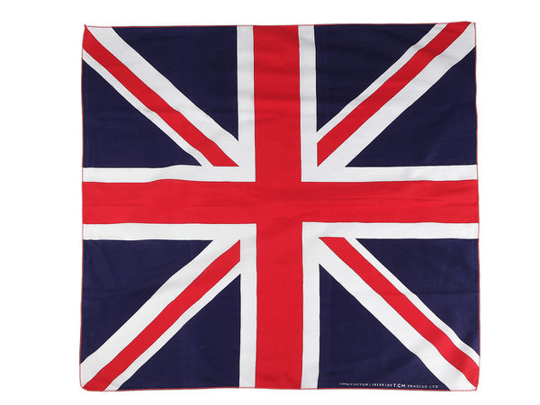 Premium Flag Print Cotton Scarf – 70x70cm Square Bandana, Unisex Head Wrap and Neck Gaiter for Bikers & Outdoor Fashion