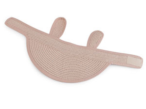 Kids' Woven Straw Sun Visor Hat with Cute Playful Ears - Adjustable Lightweight Beach and Outdoor Travel Cap