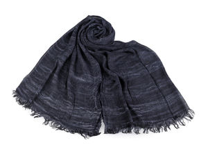 Premium Cotton Summer Scarf and Shawl with Fringe - Lightweight & Textured Everyday Neck Wrap (70x195 cm)